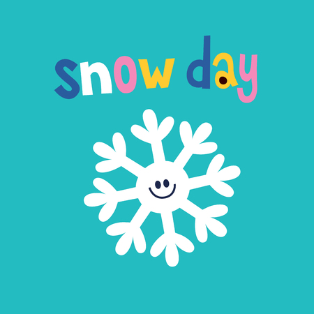 snow dayのイラスト素材