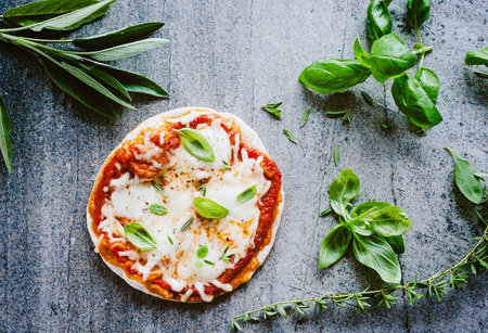 Fresh pizzaの写真素材