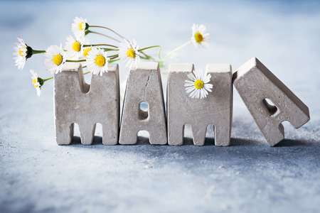 Greeting card for Mother's Dayの写真素材