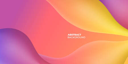 Morphing background. Gradient background with metaball shapes for banner, posters. Vector abstract illustration. liquid background colors.のイラスト素材