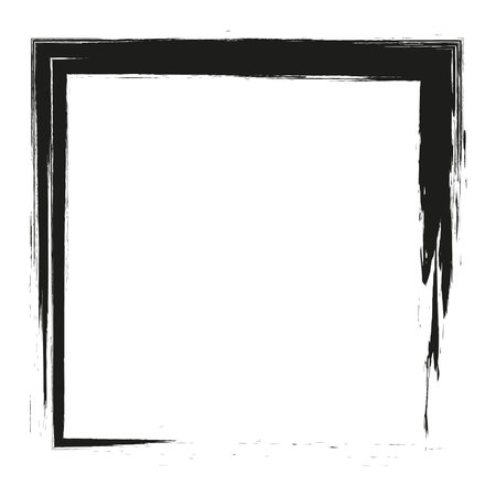 Textured geometric square. Frame. rectangle shapeのイラスト素材
