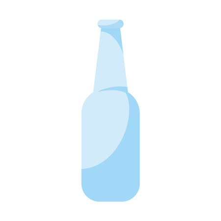 Reusable glass bottle. Empty bottle. Recycling. Zero waste
のイラスト素材