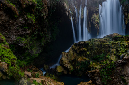 Waterfall in the deep forest of Doi Inthanon National Park, Thailand