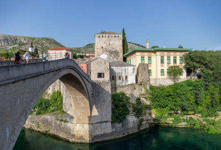 Old town of Mostar, Bosnia and Herzegovina.の写真素材