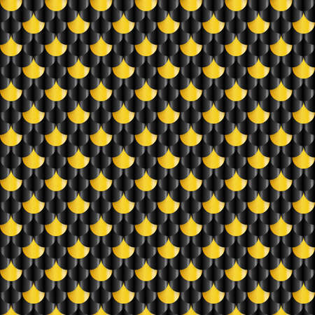 Fish Scales seamless pattern. Geometric texture for print or web design.のイラスト素材