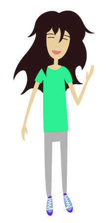 Young girlのイラスト素材