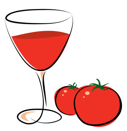 Tomato Juiceのイラスト素材