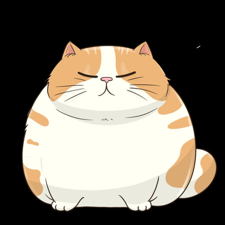 A cute chubby cat first collection for the cat lovers and i think chubby cats are everything in our life. Hope you are a cat person and love them.の写真素材