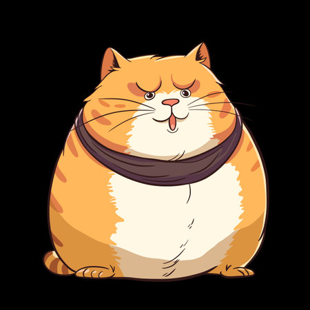 A cute chubby cat first collection for the cat lovers and i think chubby cats are everything in our life. Hope you are a cat person and love them.の写真素材