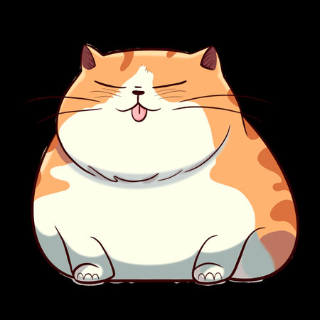 A cute chubby cat first collection for the cat lovers and i think chubby cats are everything in our life. Hope you are a cat person and love them.の写真素材