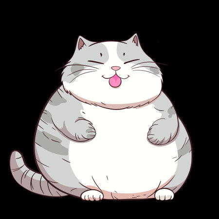 A cute chubby cat first collection for the cat lovers and i think chubby cats are everything in our life. Hope you are a cat person and love them.の写真素材
