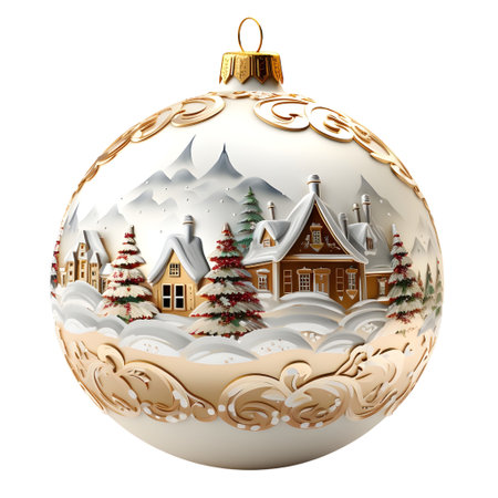 Realistic Chrimas ball, elementsの素材