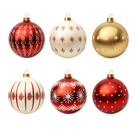 Realistic Chrimas ball, elementsの素材