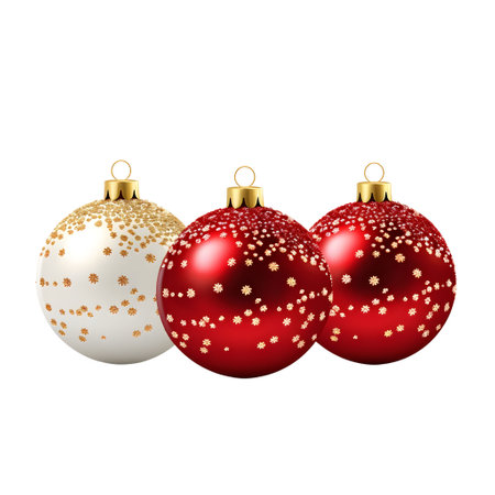 Realistic Chrimas ball, elementsの素材
