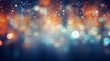 Abstract bokeh lights background. Christmas and New Year concept.の素材