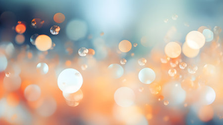 Abstract bokeh background. Festive Christmas and New Year background.の素材