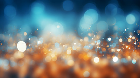 Abstract background with bokeh defocused lights. 3d renderingの素材
