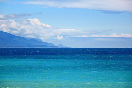 Seascape of Sansiantai in Taitungの写真素材