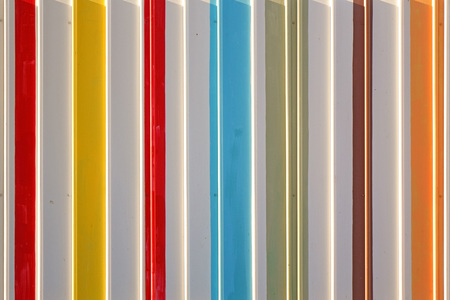 Colorful construction site temporary hoarding fence panelの写真素材