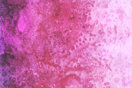 Watercolor abstract background. Grunge light pink and purple watercolor background. Smooth pastel colors wet effect hand drawn canvas.の写真素材
