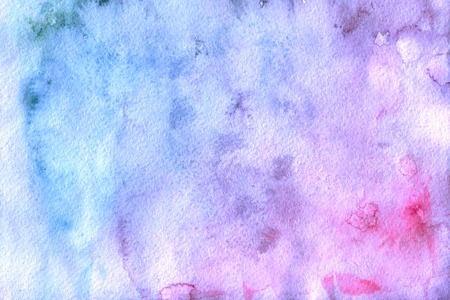 Abstract watercolor background. Beautiful combination of pink and blue colors.の写真素材