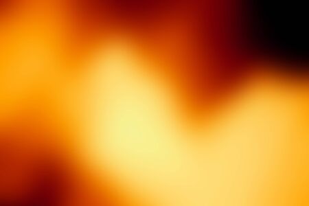 Abstract the effect of orange spots. Real fire with blurred effect or bokeh style.の写真素材