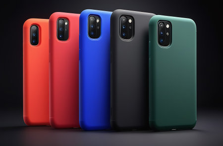 Silicone smartphone cases. Colorful anti-nuclear phone cases.の素材