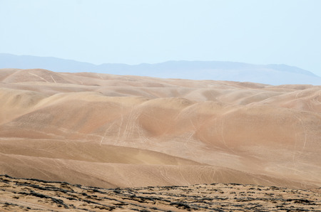 Arid terrain of the desertの写真素材