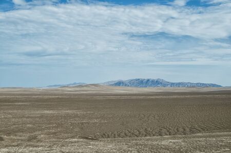View to the desertの写真素材