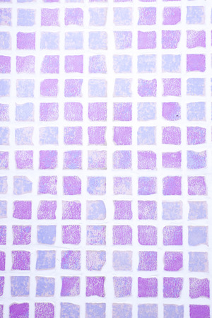 Blue & Purple  color mosaic background tilesの写真素材
