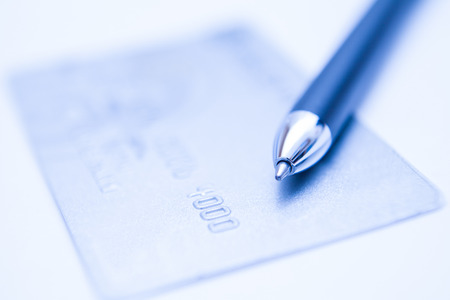 Credit Card for security online payment, e commerceの写真素材