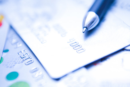 Credit Card for security online payment, e commerceの写真素材