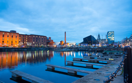 Liverpool, Albert Dock, England, UKのeditorial素材