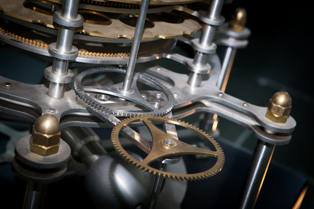 Clock engine and gear