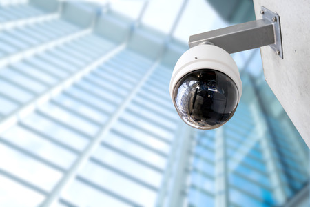 Security, CCTV camera in the office building