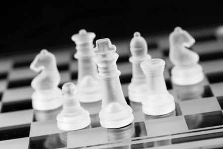 Chess board, business success conceptの写真素材