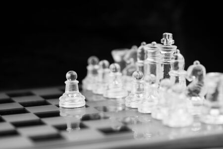 Chess board, business success concept
