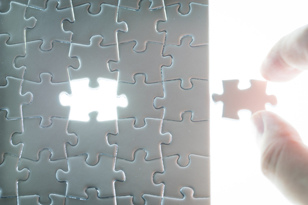 Business success, jigsaw puzzle conceptの写真素材