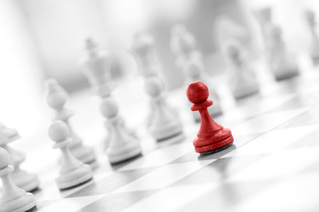 Chess business concept, leader & successの写真素材