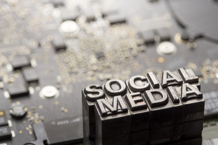 Social media & Blog icon by letterpressの写真素材