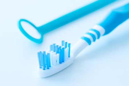 toothbrush set for dental careの写真素材