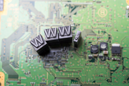 Internet, Social media & Blog website design iconの写真素材