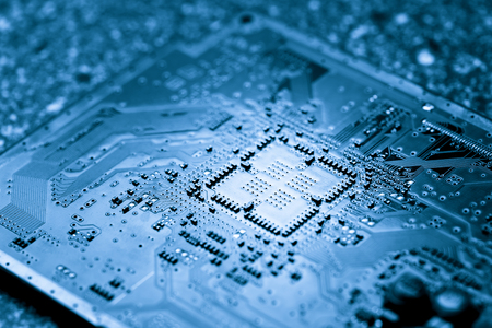 Computer circuit board, web design backgroundの写真素材