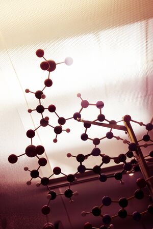 Science Molecule DNA Model Structure, business teamwork conceptの写真素材