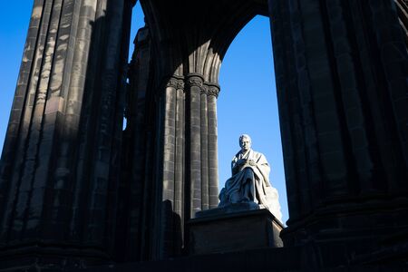 Walter Scott's monument. Edinburgh. Scotland. UK.の写真素材