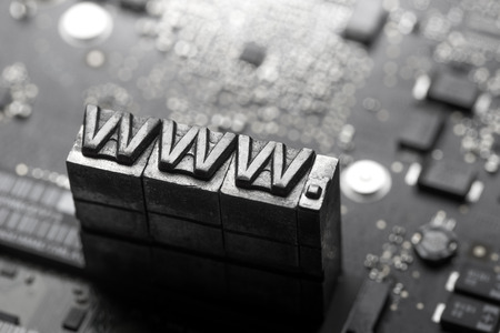 Internet www. website design の写真素材