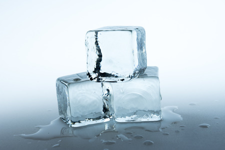 Ice cube blockの写真素材
