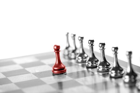 Chess business concept, leader & successの写真素材
