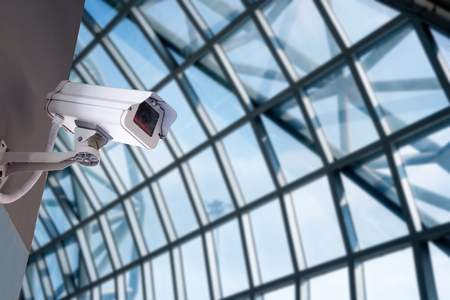 Security Camera, CCTV on location, airport