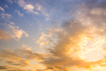 Sunset Sky backgroundの写真素材